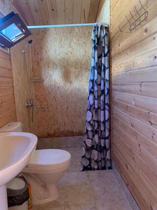 Гостевой дом Wooden house “Anna” Новый Афон Cемейный номер с собственной ванной комнатой-5